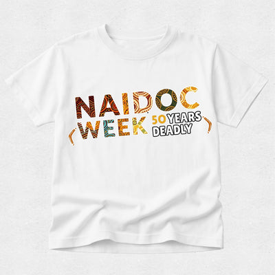 NAIDOC Week Tshirt – 50 Years Deadly - Honour Culture