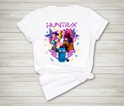 Anime inspired Huntrix Demon Hunters Pop Idol Beats graphic shirt