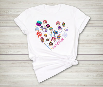 demon hunters graphic tee pop style