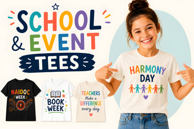 School & Event Tees