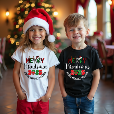 Merry Friendmas festive Christmas shirt for group outfits