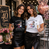 Naughty 40 Birthday Girl & Crew Tshirt