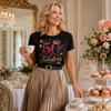 50 & Fabulous Birthday Tshirt - Gold Text