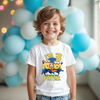 Minions inspired kids birthday t-shirt front view