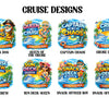 Cruise Crew- Matching Tees for Family & Friends - Vacation Tshirts