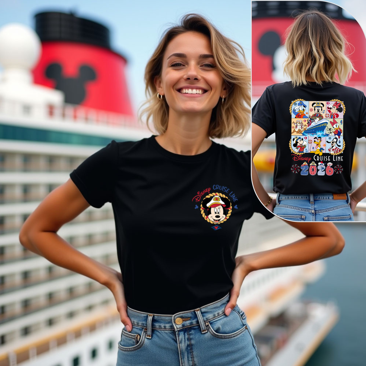 Cruise Mode Front & Back – Magical Disney Inspired Cruise T-Shirt