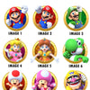 Personalisation options for Super Mario birthday t-shirt