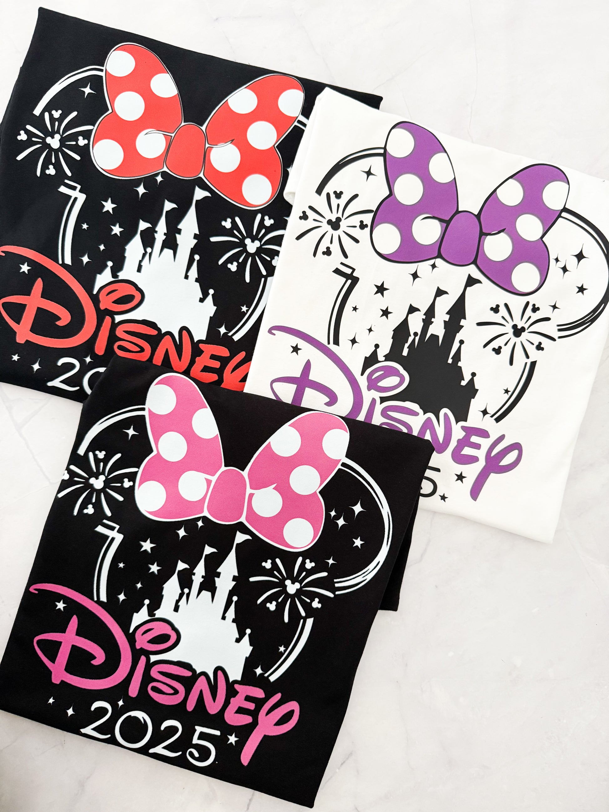 Fairytale style Disney tee – Castle Collection shirt folded on display
