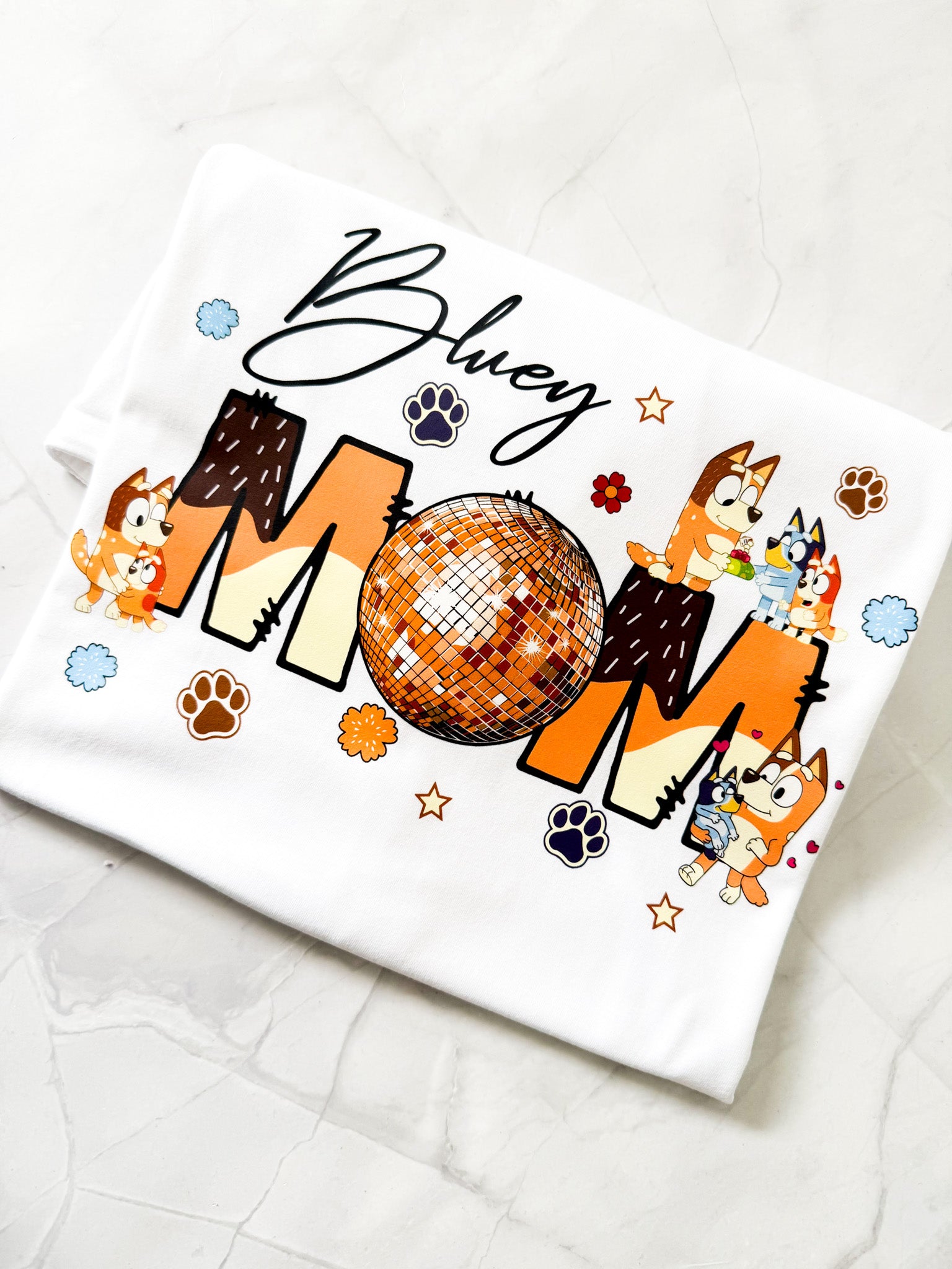 Bluey inspired gift for moms t-shirt