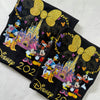  Personalised Disney glitter shirt in gold – flat lay of magical design