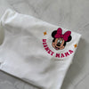 Close-up of “In My Disney Mama Era” design showing font detail and print quality