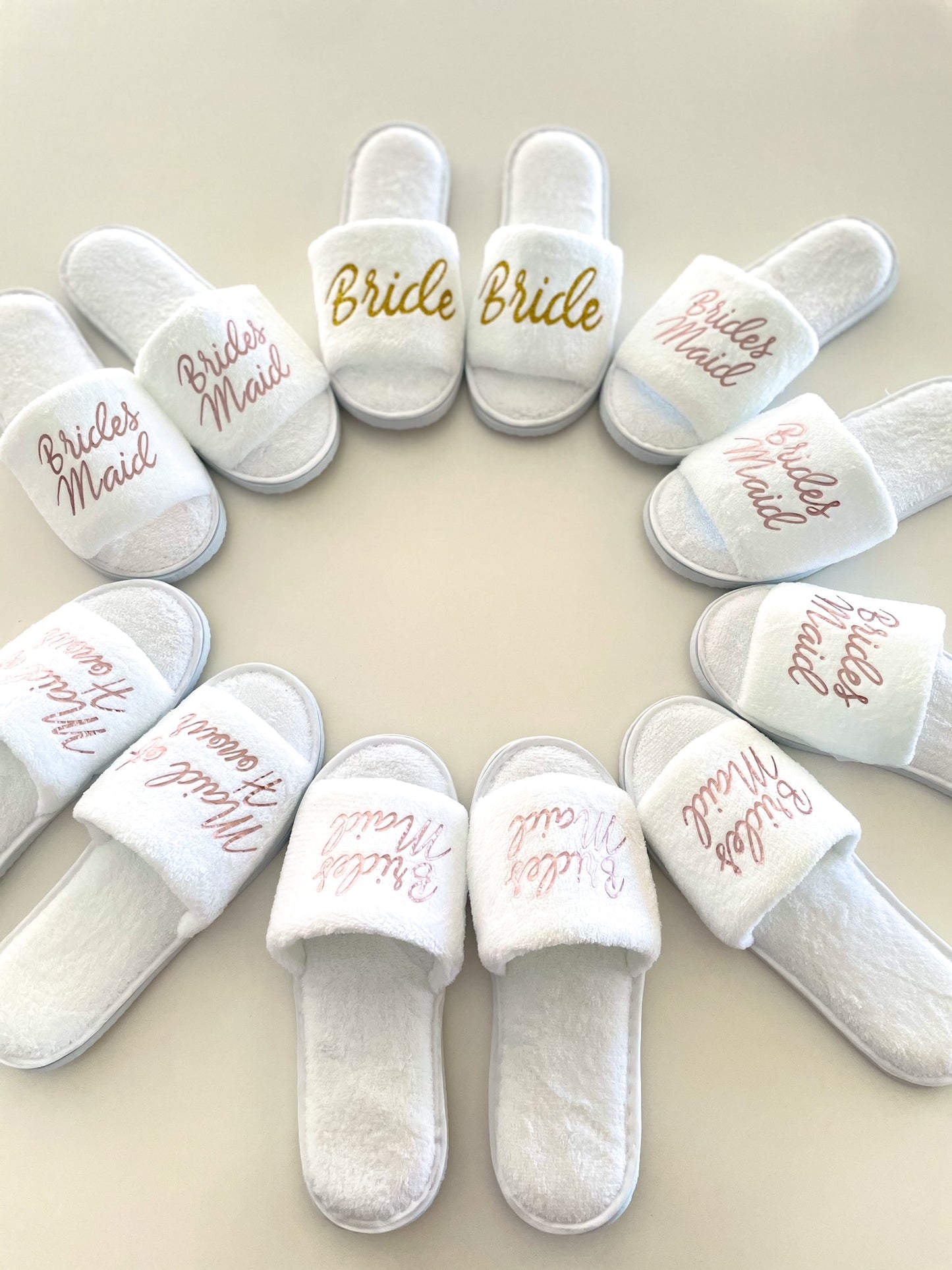 Custom Printed Slippers – Personalised Name or Initials
