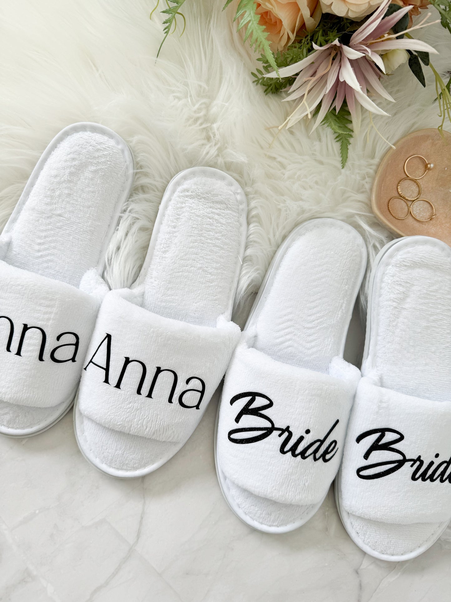 Custom Printed Slippers – Personalised Name or Initials