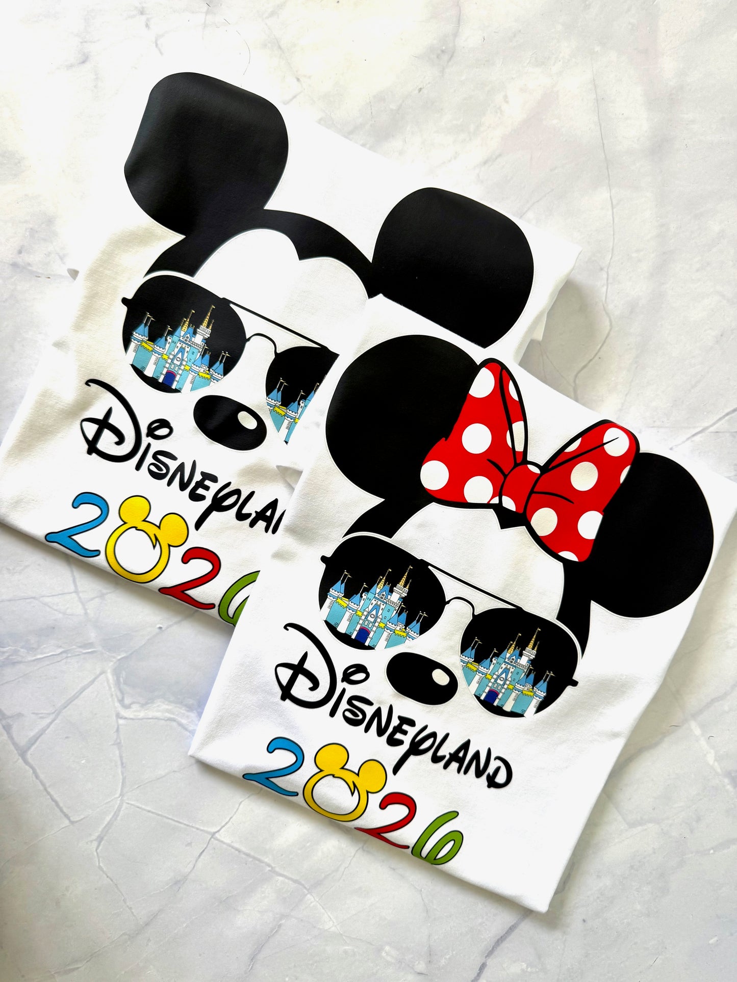 Castle Reflections Mickey & Minnie Sunglasses – Disney Inspired Tshirt