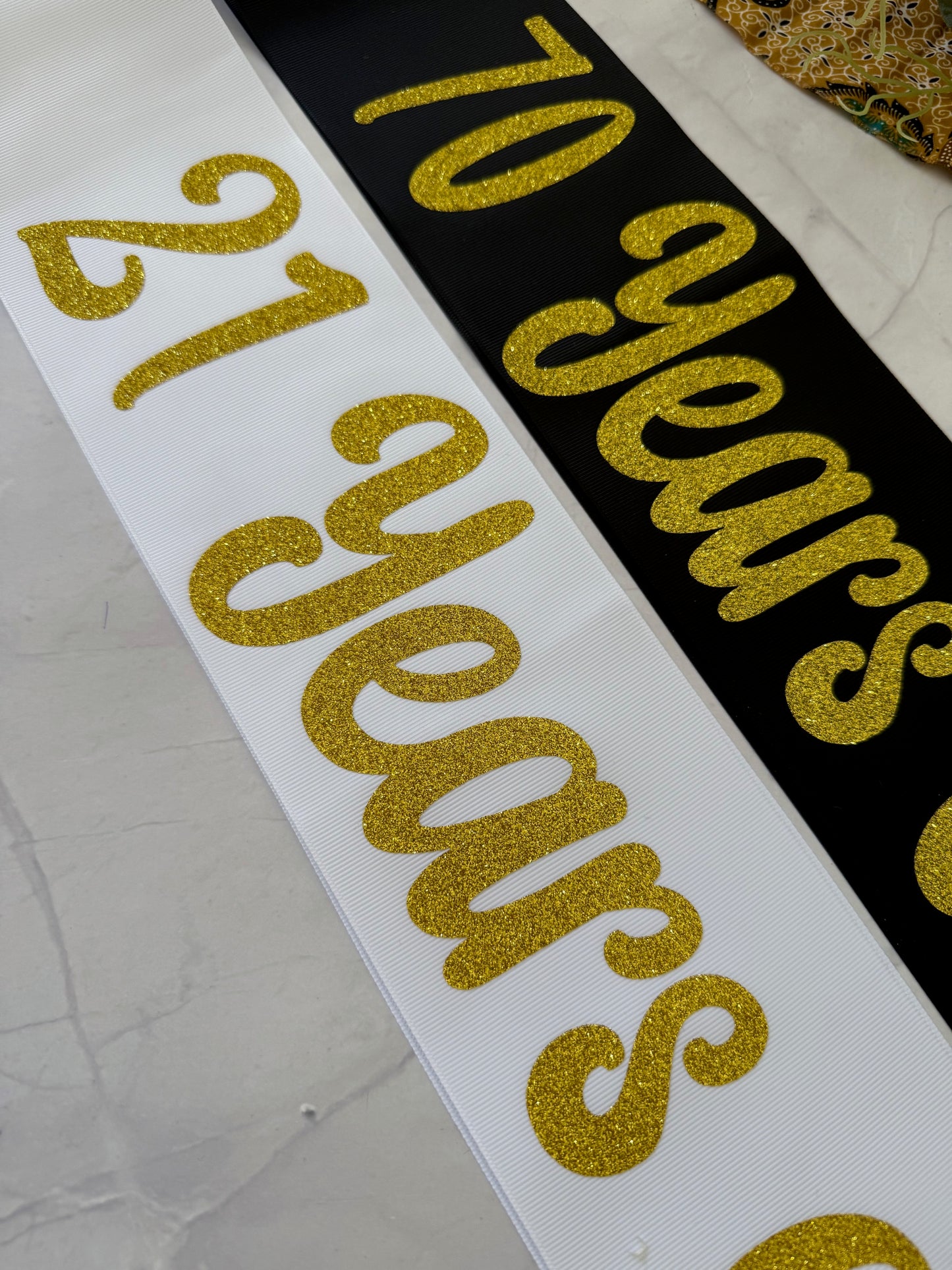 Custom Printed Sash