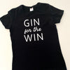 Close-up of custom text printed on white t-shirt