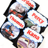 Personalised Thomas the Tank Engine themed t-shirt for kids' birthday parties