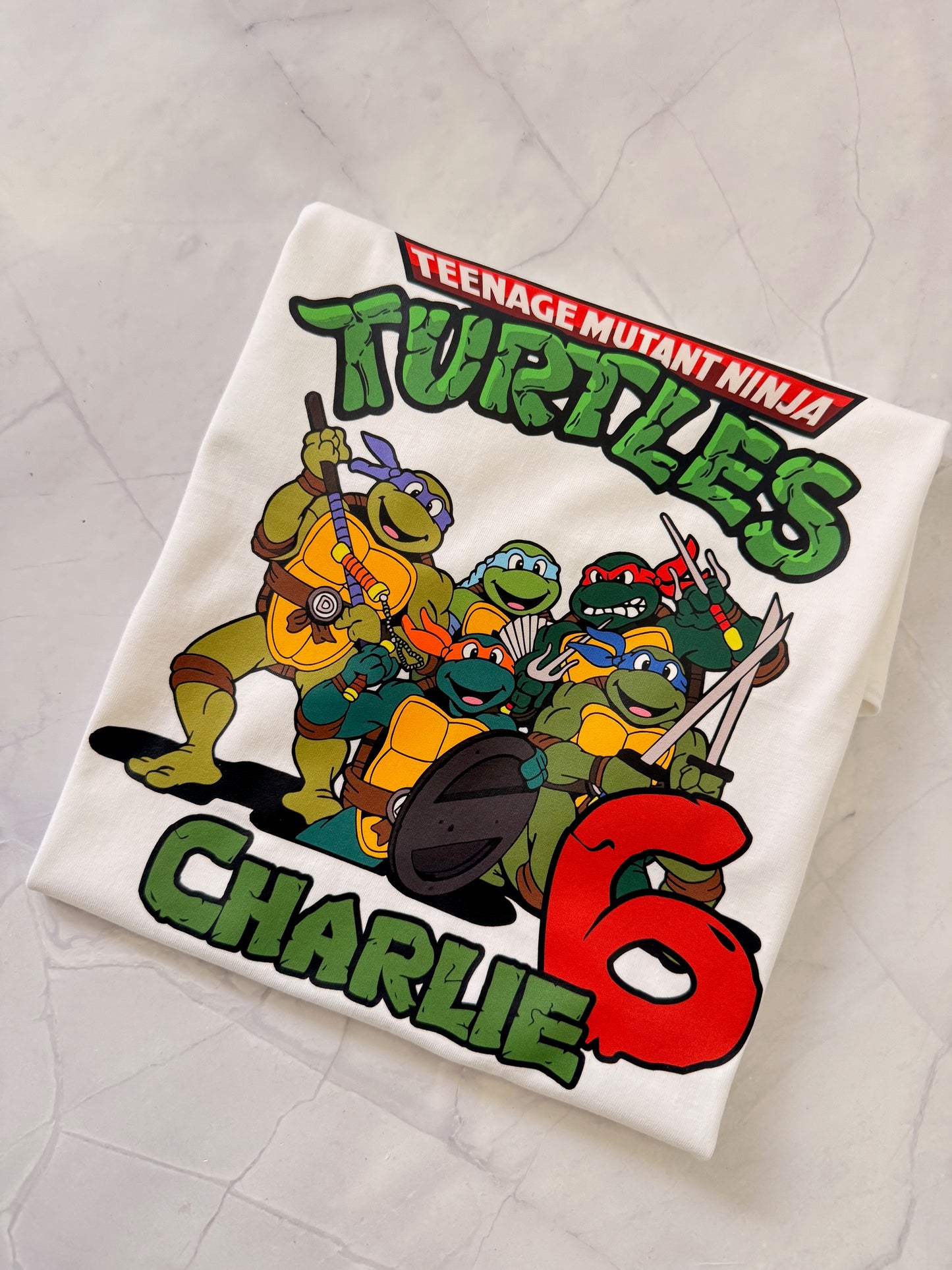 TMNT Inspired Birthday Tshirt