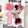 Customisable Disney inspired birthday shirt with personalised name and age.