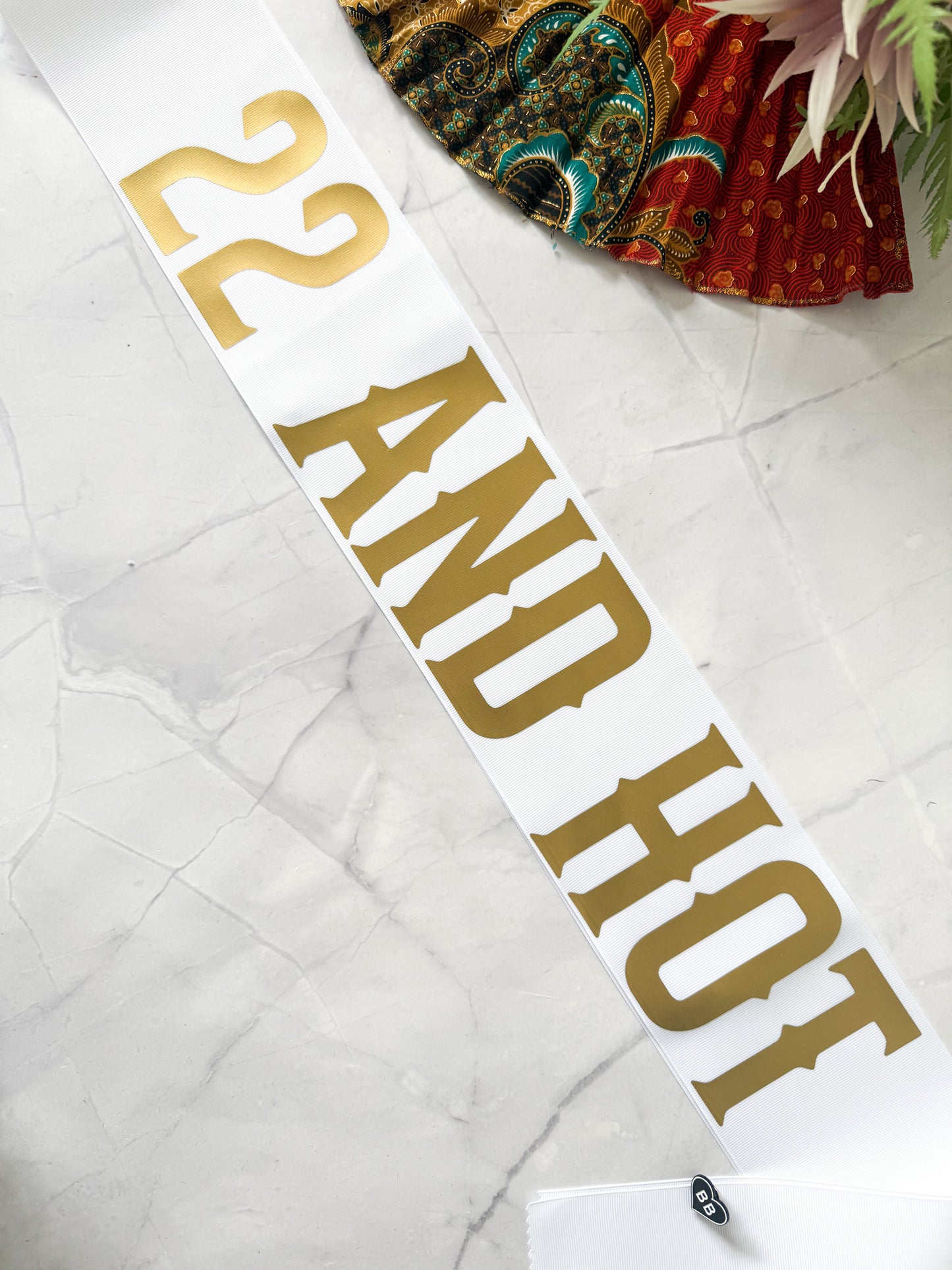Custom Printed Sash