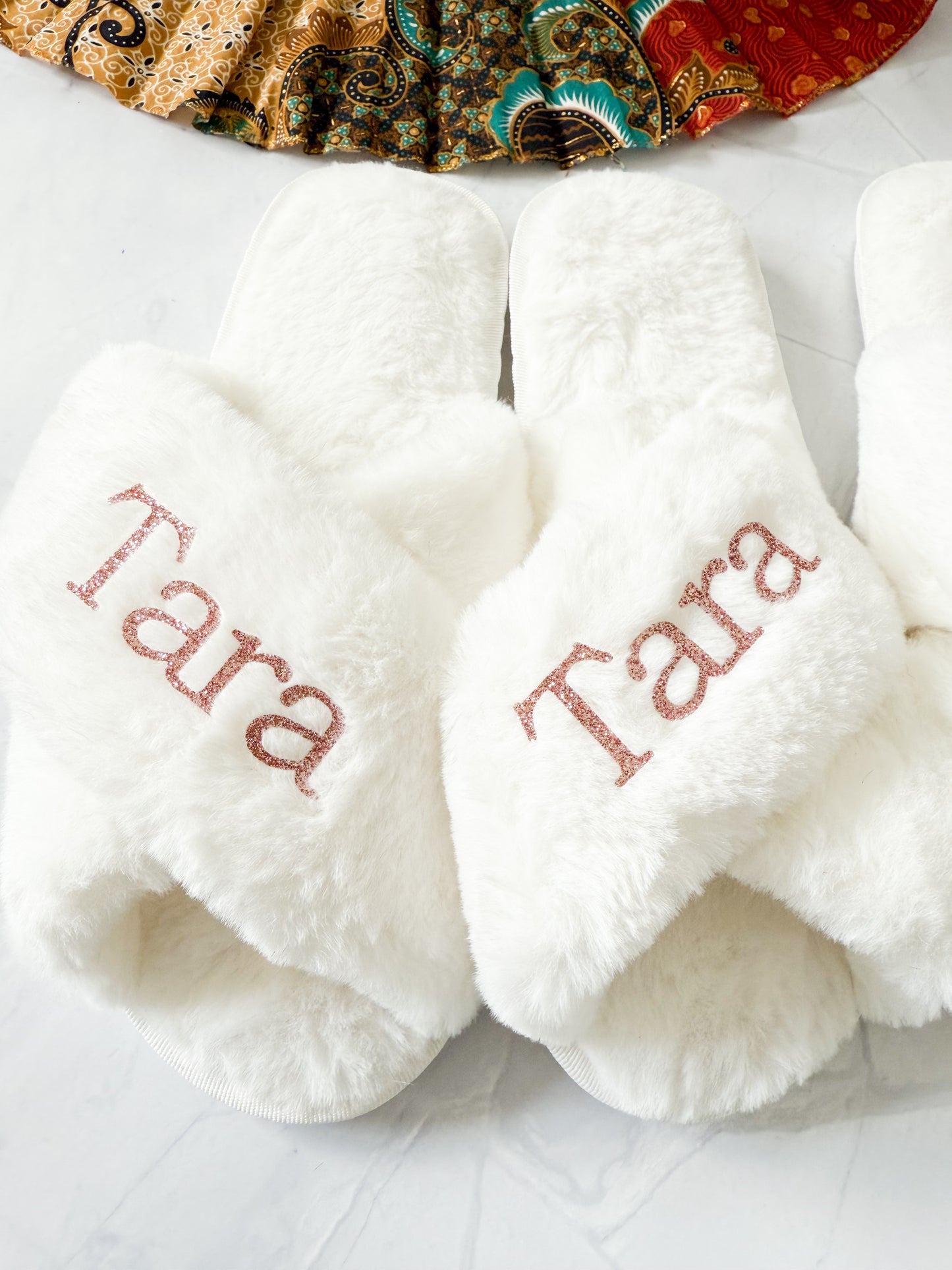 Luxe Fluffy Slippers – Custom Printed