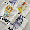 Custom Bluey Inspired TShirt – Pick your Character (Image Set 1)