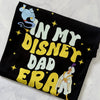 In My Prince Aladdin Era Disney-inspired t-shirt displayed flat on black shirt