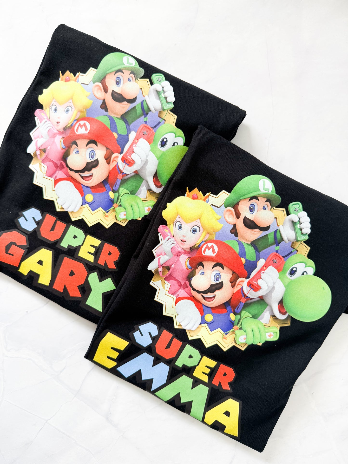 Super Mario Inspired Birthday Party T-Shirts #2