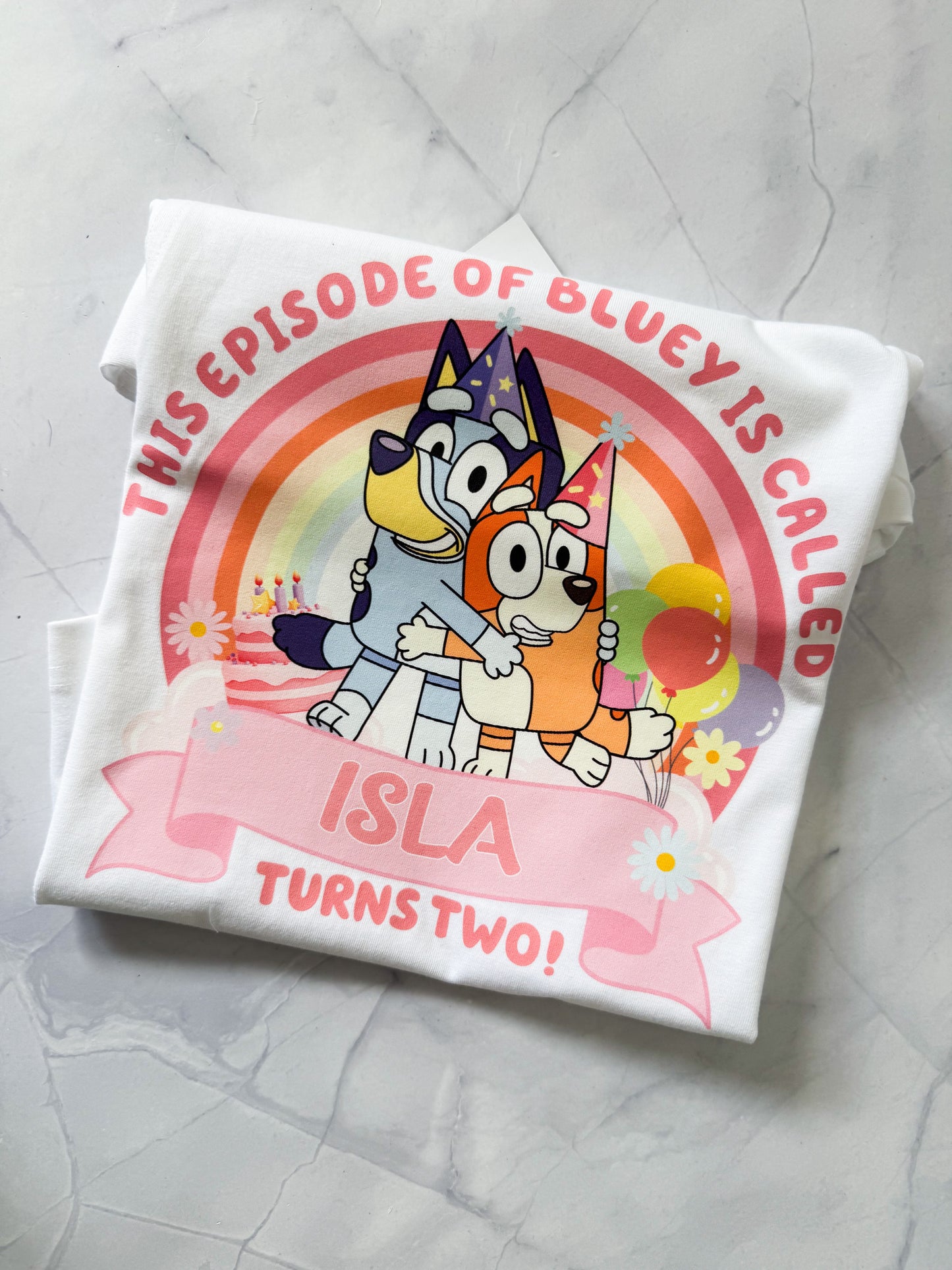 This Episode is Called - Personalised Bluey Inspired Birthday Tshirt