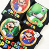 Super Mario inspired kids birthday t-shirt front design