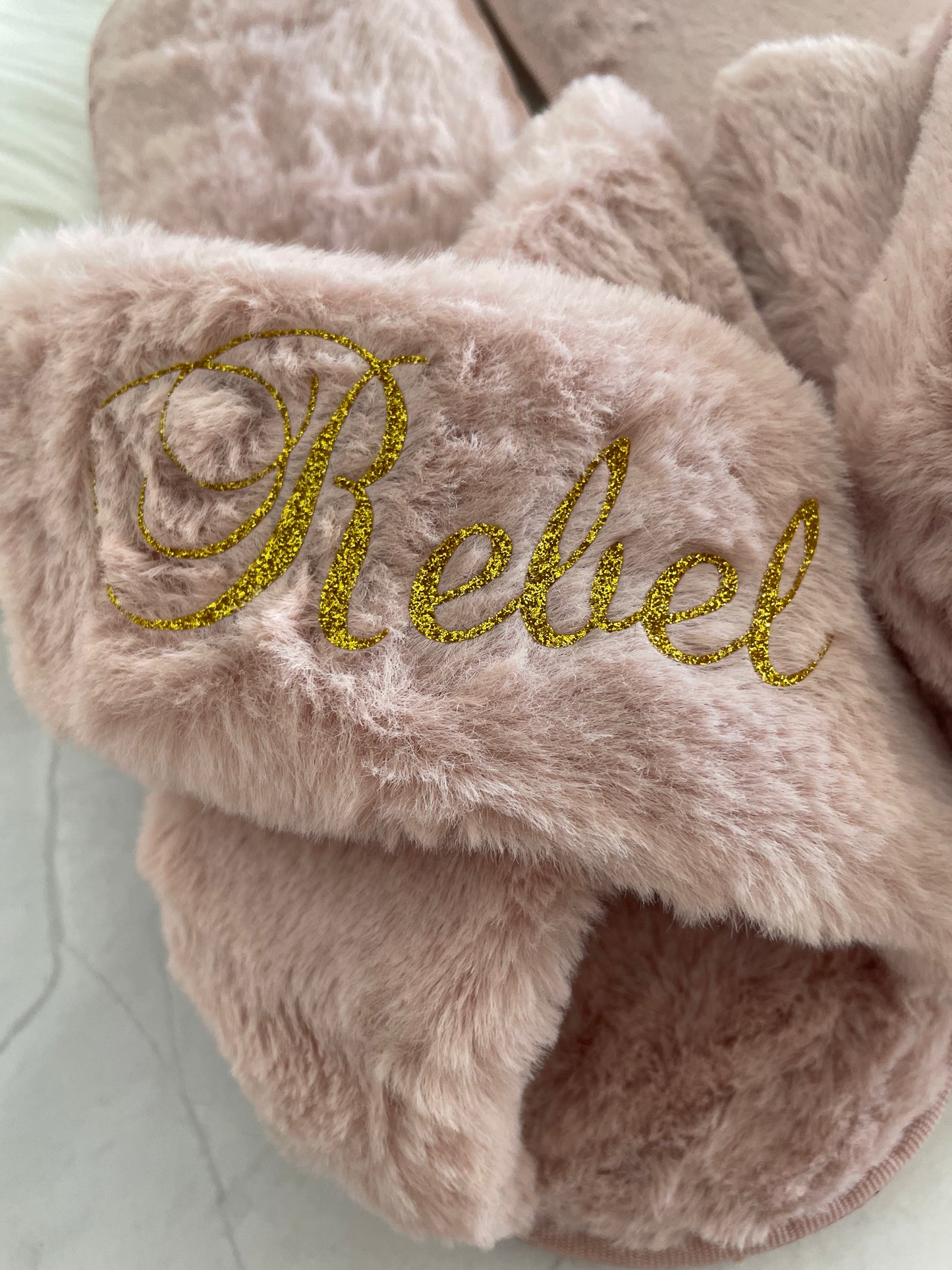 Luxe Fluffy Slippers – Custom Printed