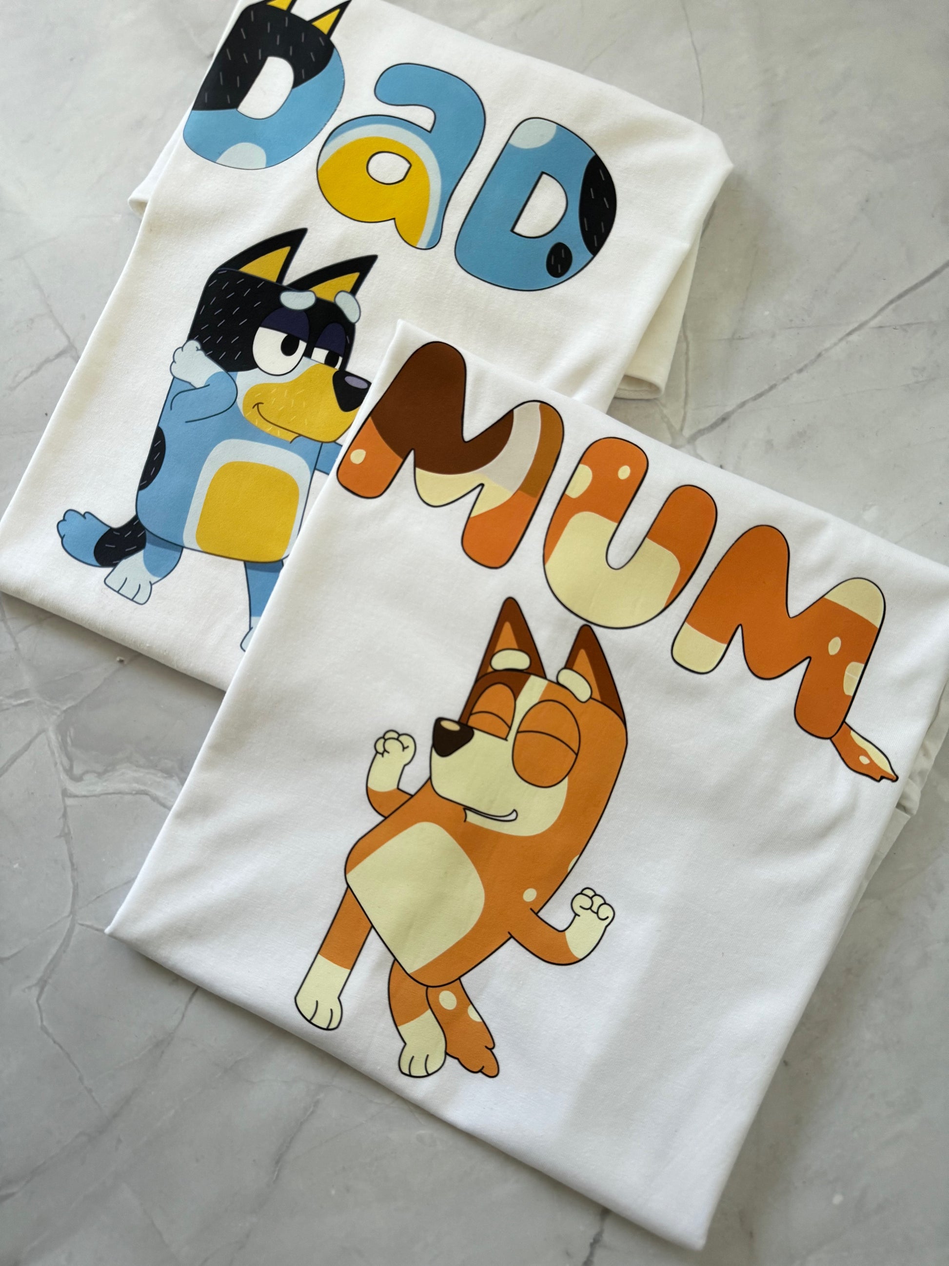 Women’s t-shirt inspired by Chilli from Bluey, classic edition design for mums.