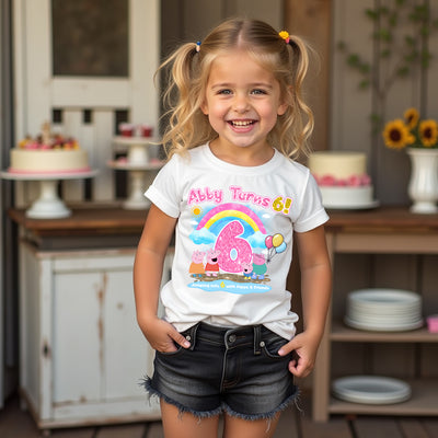 Muddy Puddles Peppa Pig Inspired Birthday T-Shirt