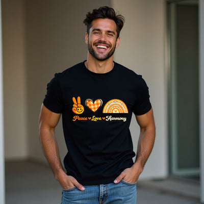 Peace and Love - Harmony Day Tshirt - Everyone Belongs