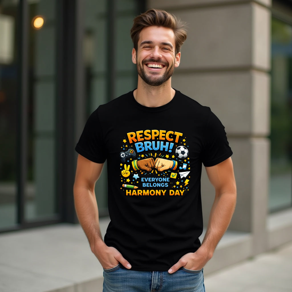 Respect Bruh - Harmony Day Tshirt - Everyone Belongs