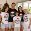 Christmas Crew - Santa Hat & Boots Matching Family Tshirts