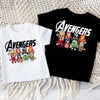Bluey & Avengers Super Hero Squad tee – family matching superhero t-shirt