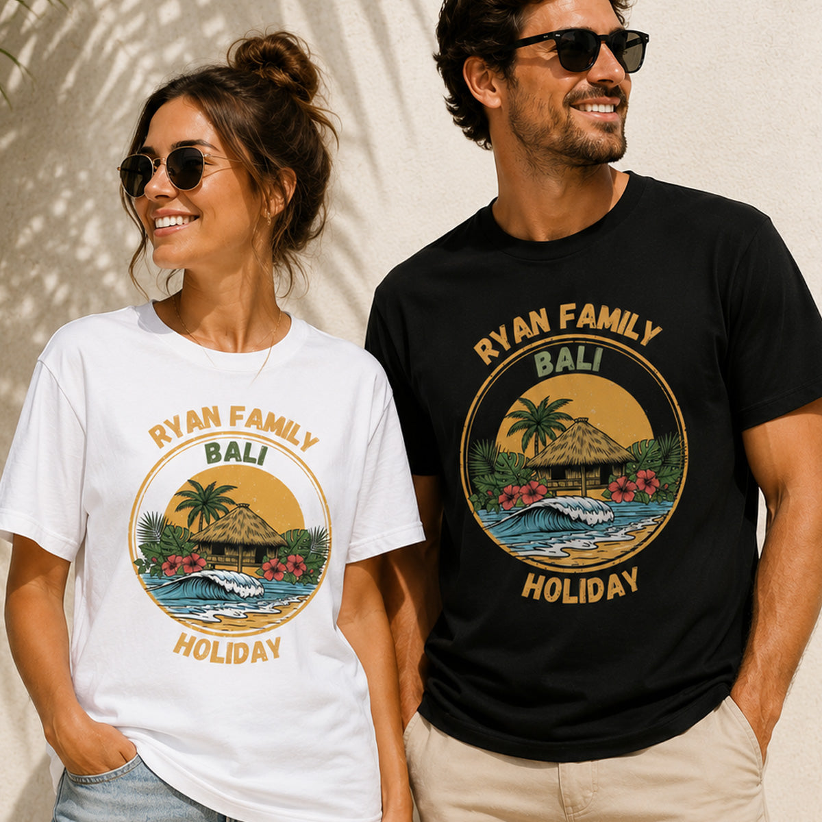 Bali Holiday Crew- Matching Tees for Family & Friends - Vacation Tshirts