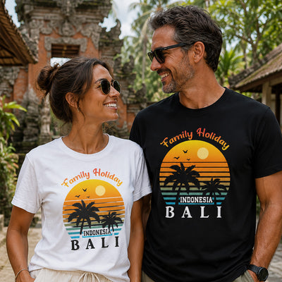 Bali Indonesia Holiday Crew- Matching Tees for Family & Friends - Vacation Tshirts