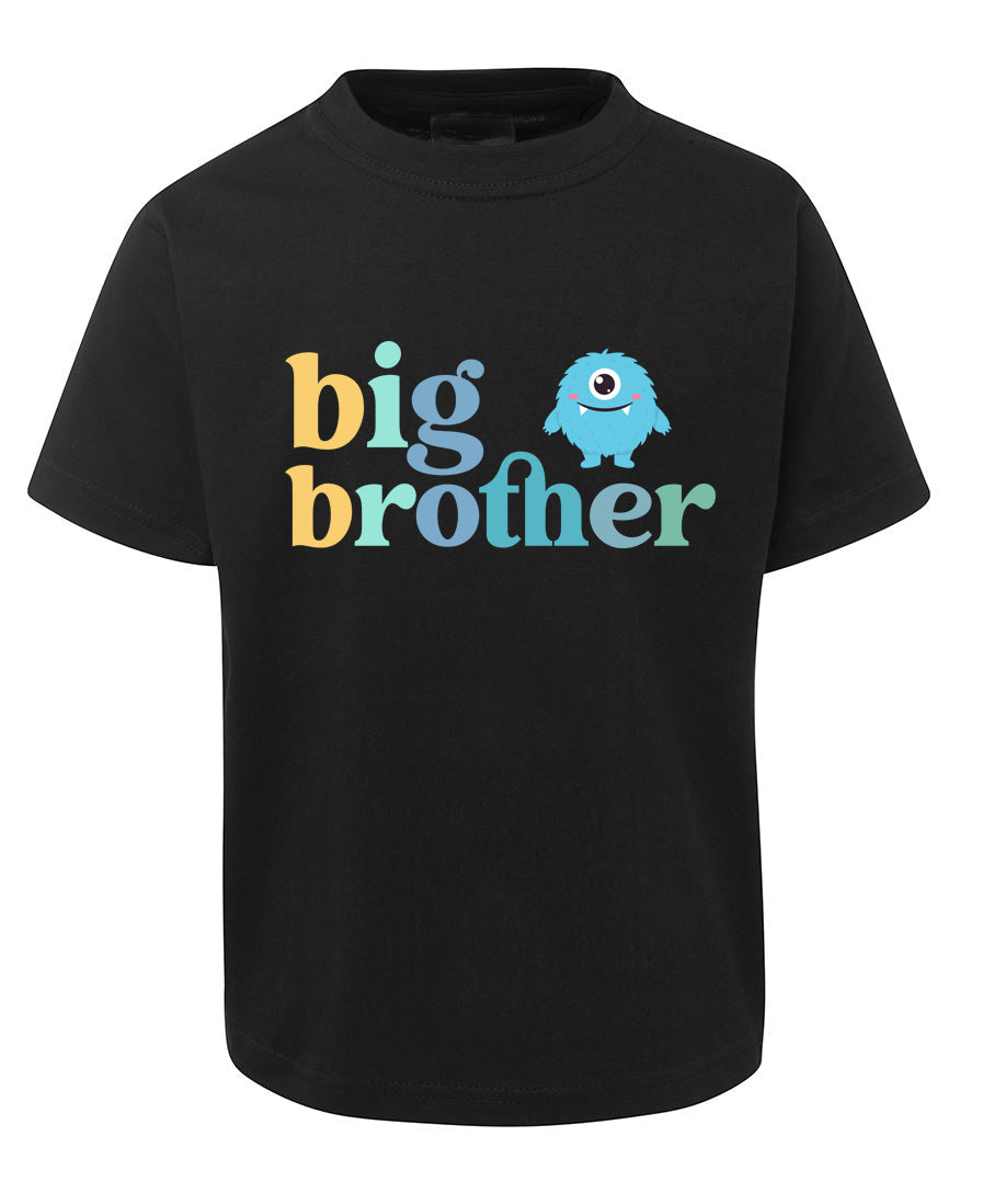 Big Brother with Monster - Pregnancy Reveal Announcement Tshirt