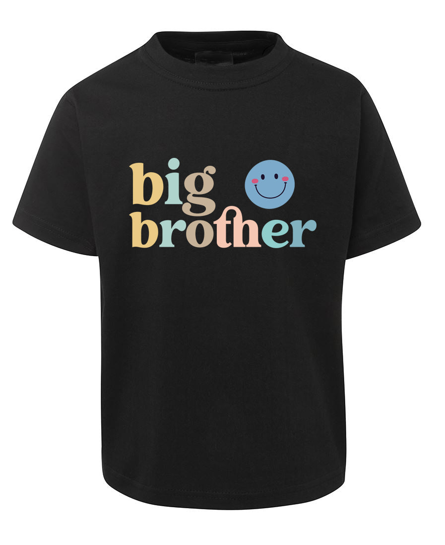 Big Brother with Smile - Pregnancy Reveal Announcement Tshirt
