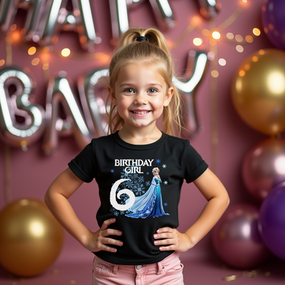 Ice Queen Birthday Shirt – Disney Frozen Elsa Inspired Tshirt