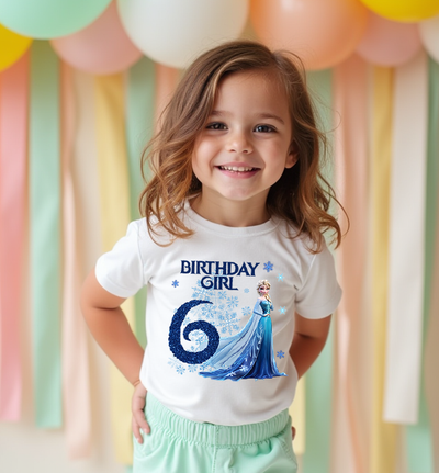 Ice Queen Birthday Shirt – Disney Frozen Elsa Inspired Tshirt