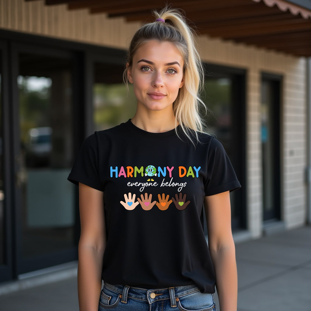 Heart Hands - Harmony Day Tshirt - Everyone Belongs