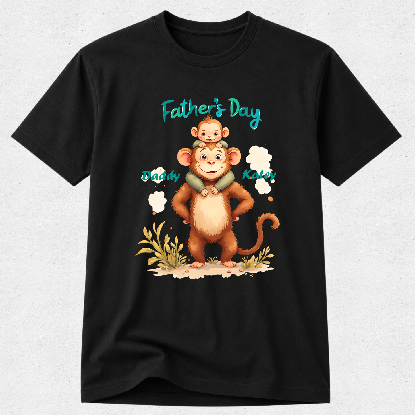 Monkey Fun -  Fathers Day Matching Tshirt