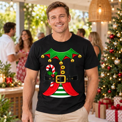 Elf Costume Dress Up  - Christmas Tshirt