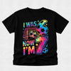 I Was 6 Now I’m 7 Birthday Trend T-Shirt- Soccer Theme