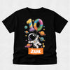Out of Space - Astronaut Planets Birthday T-Shirt