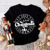Close-up of Festive Family Crew Christmas Tshirt design
