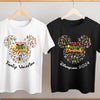 Holiday Merry Christmas wreath graphic tee for adults and kids